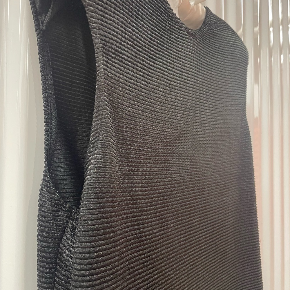 Chic Black Sleeveless Fringe Pencil Dress - Picture 4 of 10
